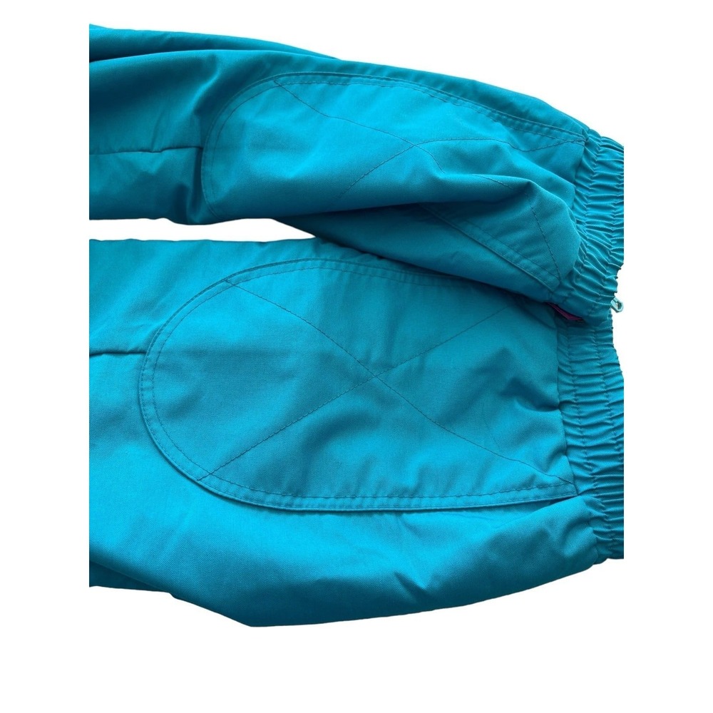 La Mode Des Montagnes snow pants teal and purple size Small (4-6) - Picture 5 of 7